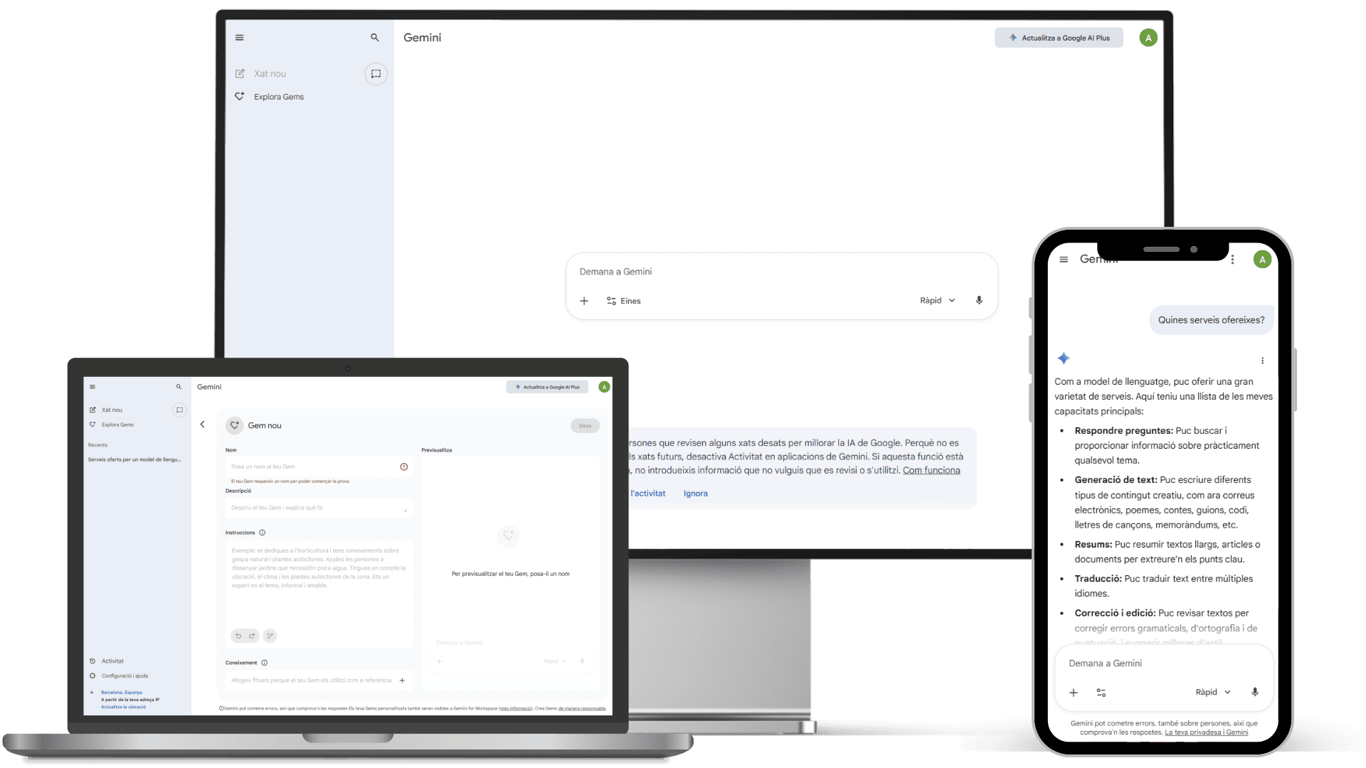 gemini-google-agent-xat-llm-catala