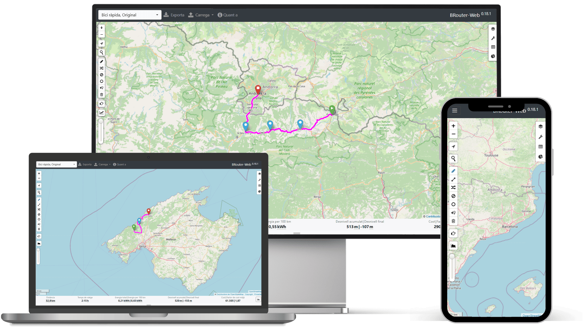 planificador-rutes-bici-peu-vehicle-mapa