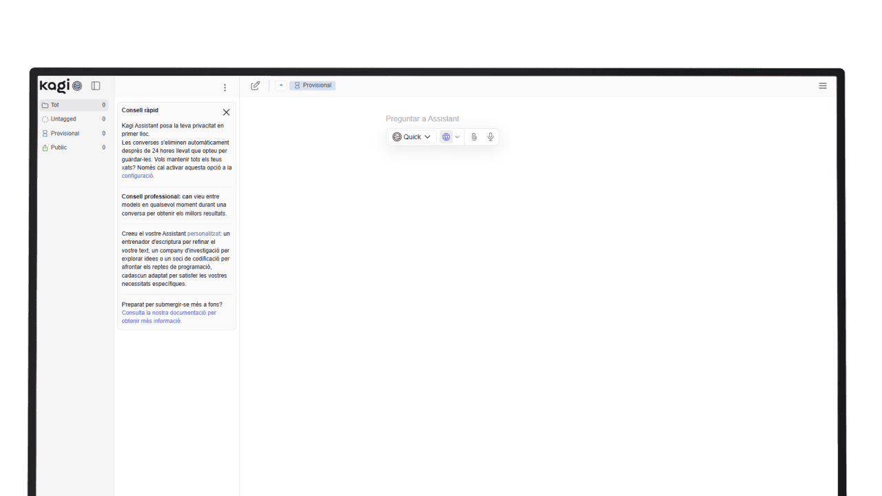 kagi-assistent-ia-privat