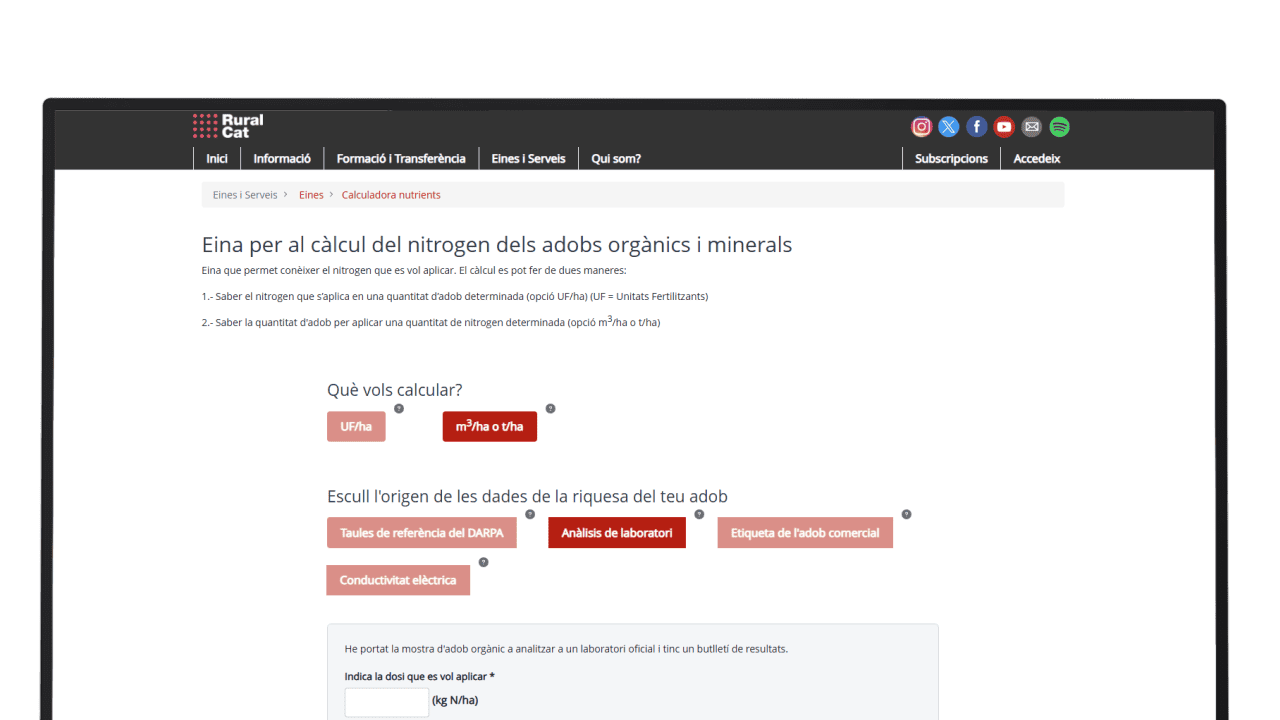 calculadora-nitrogen-nutrients-ruralcat
