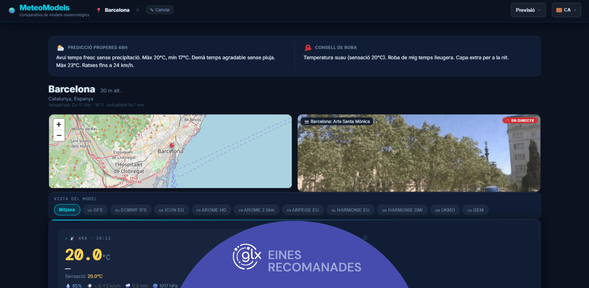 9 eines meteorològiques per consultar el temps amb precisió