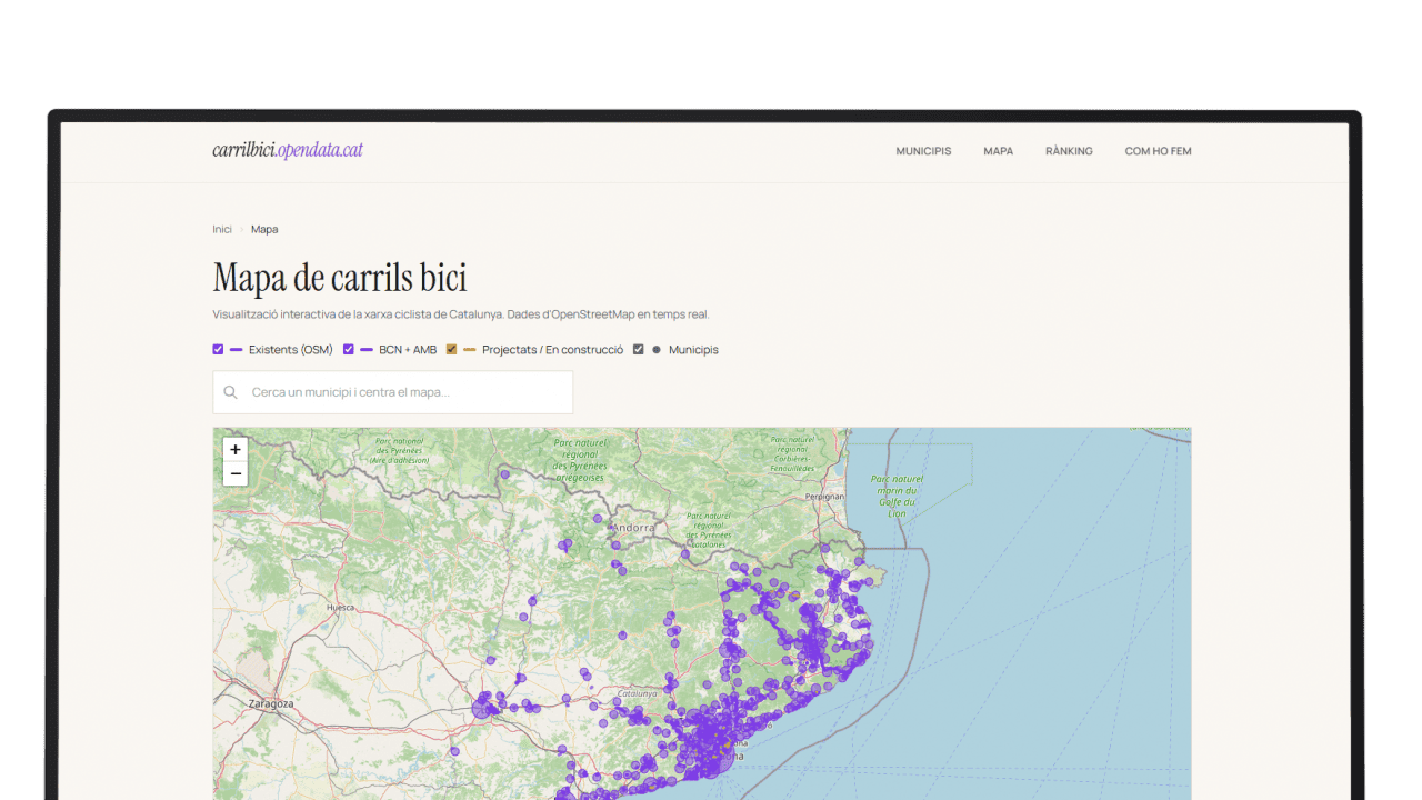 mapa-carrils-bici-catalunya-opendata