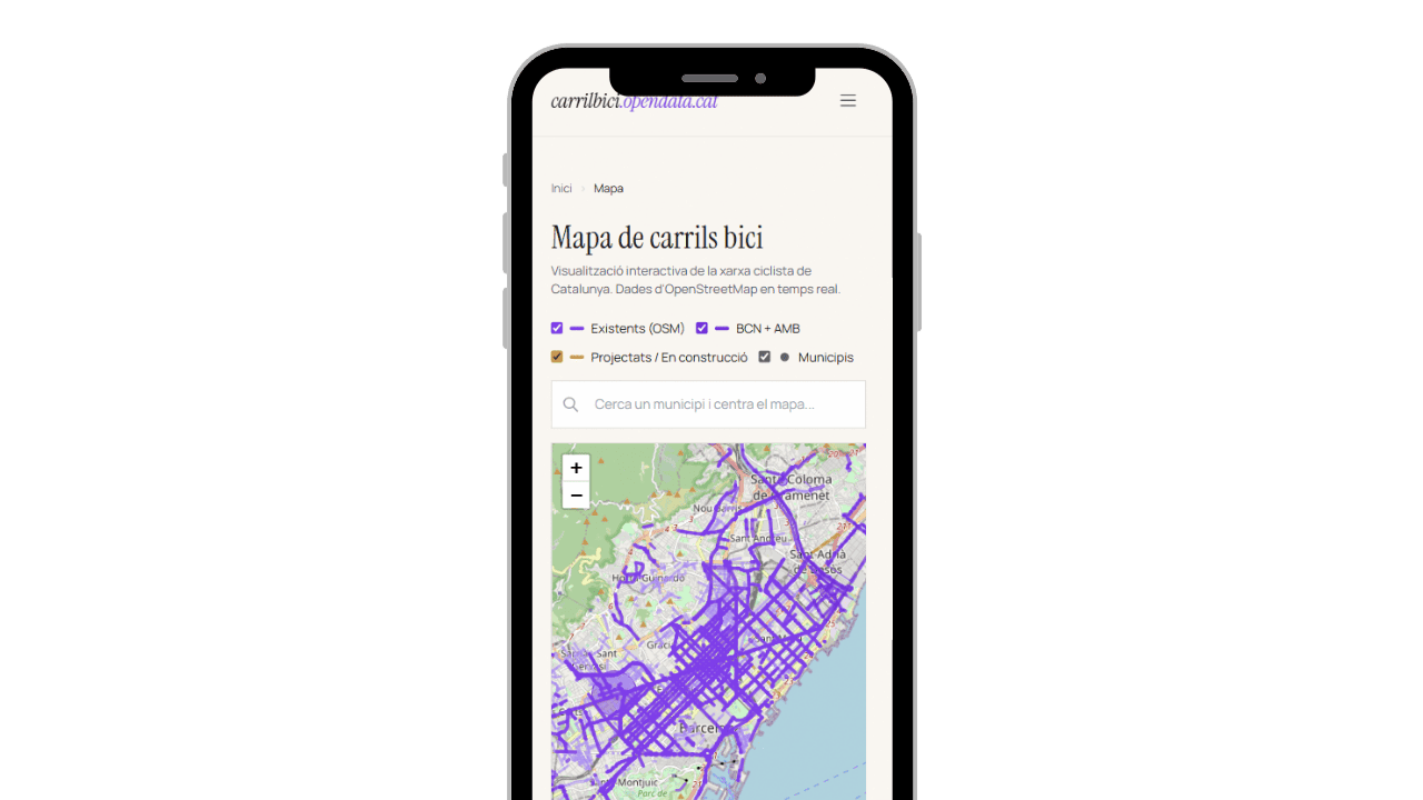 mapa-carrils-bici-catalunya-opendata