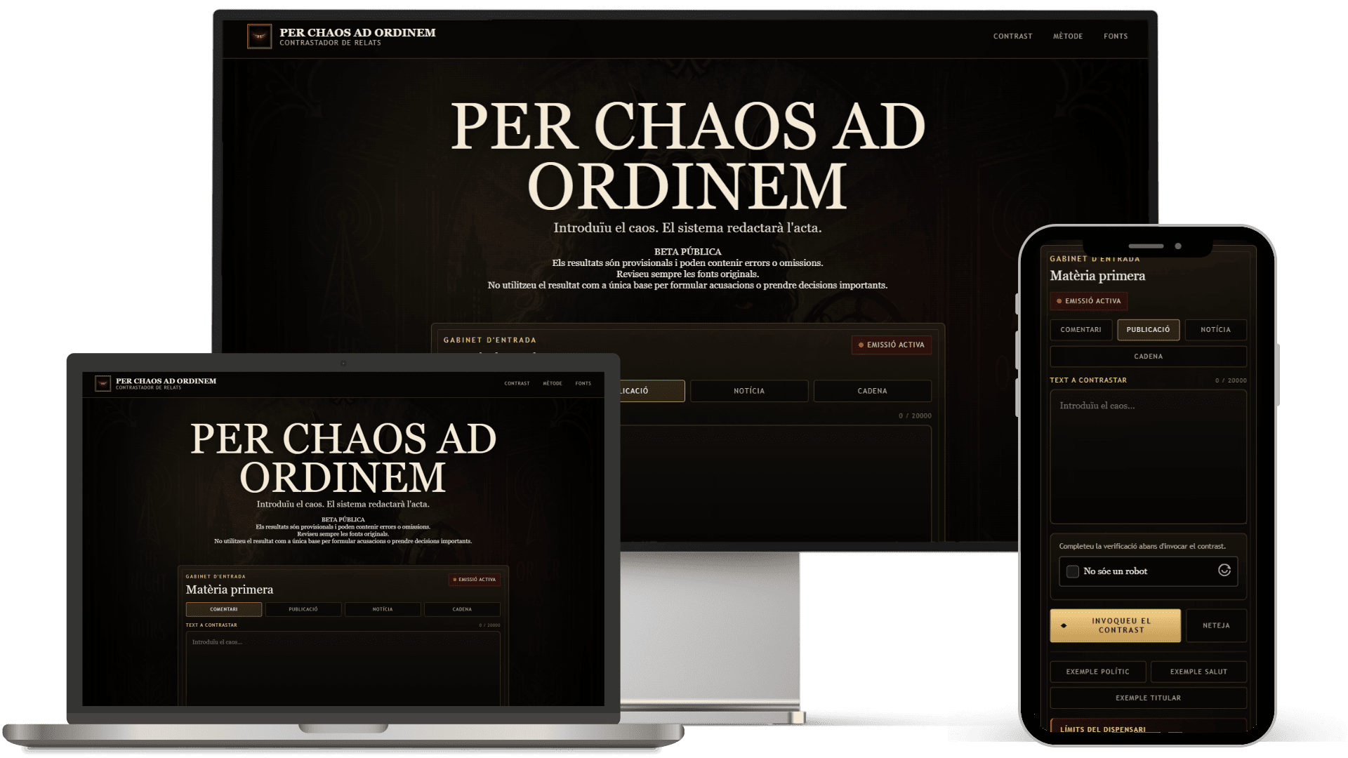 per-chaos-ad-ordinem-contrastador-relats