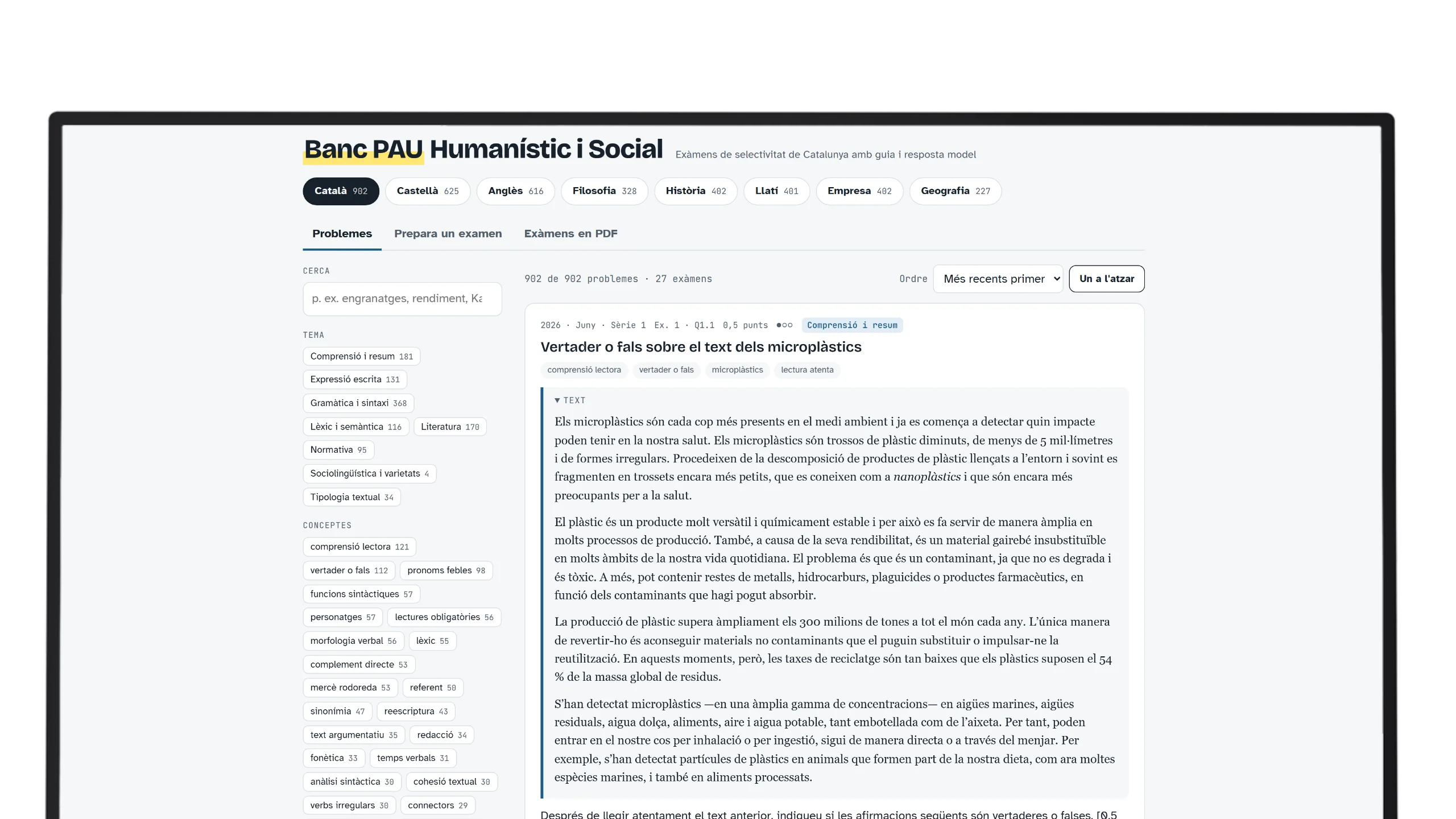 Banc PAU Humanístic i Social — escriptori