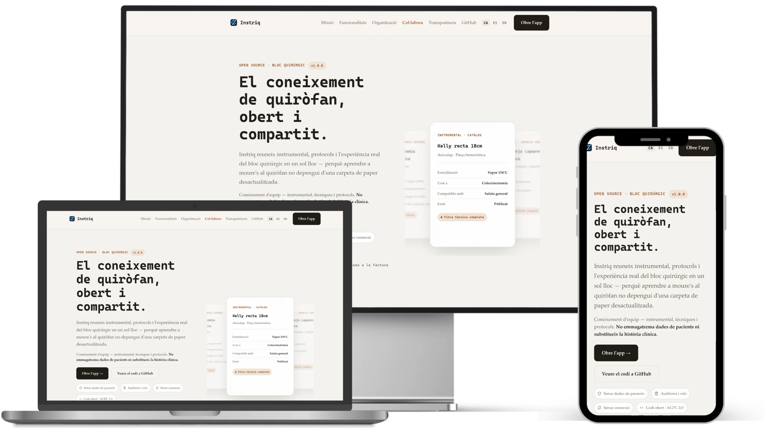 Instriq — vista general