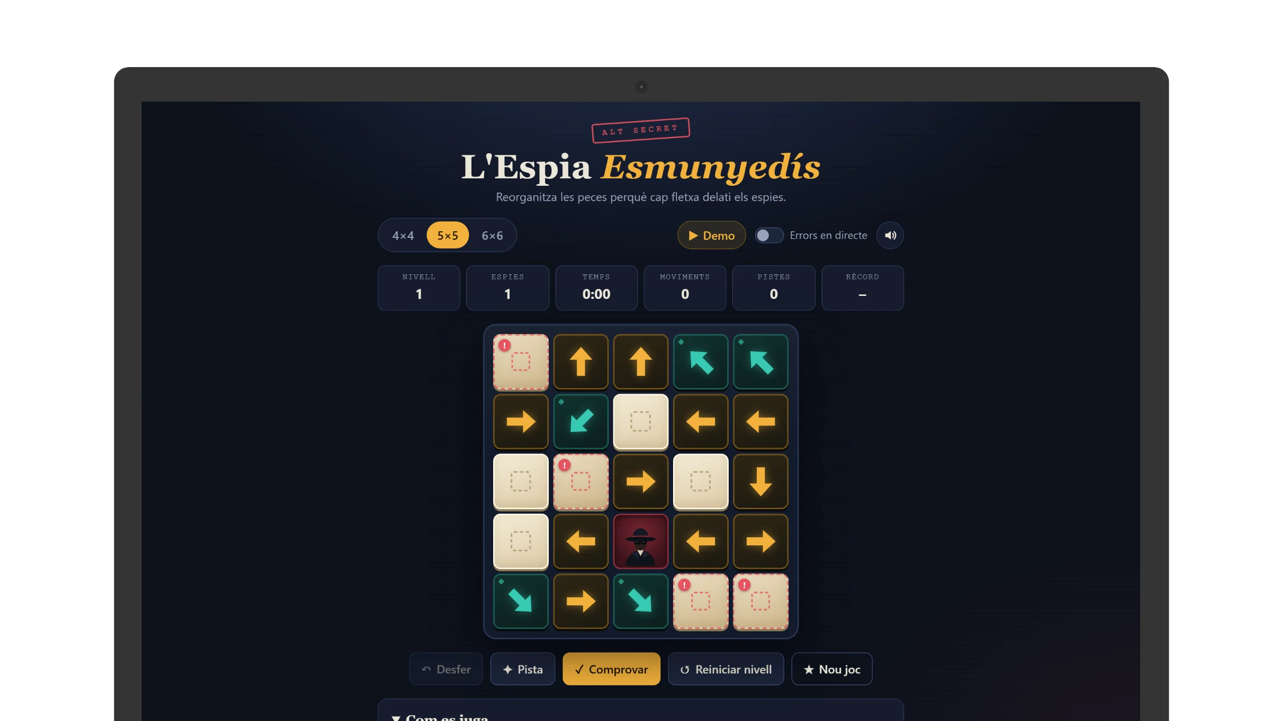 L'Espia Esmunyedís — portàtil