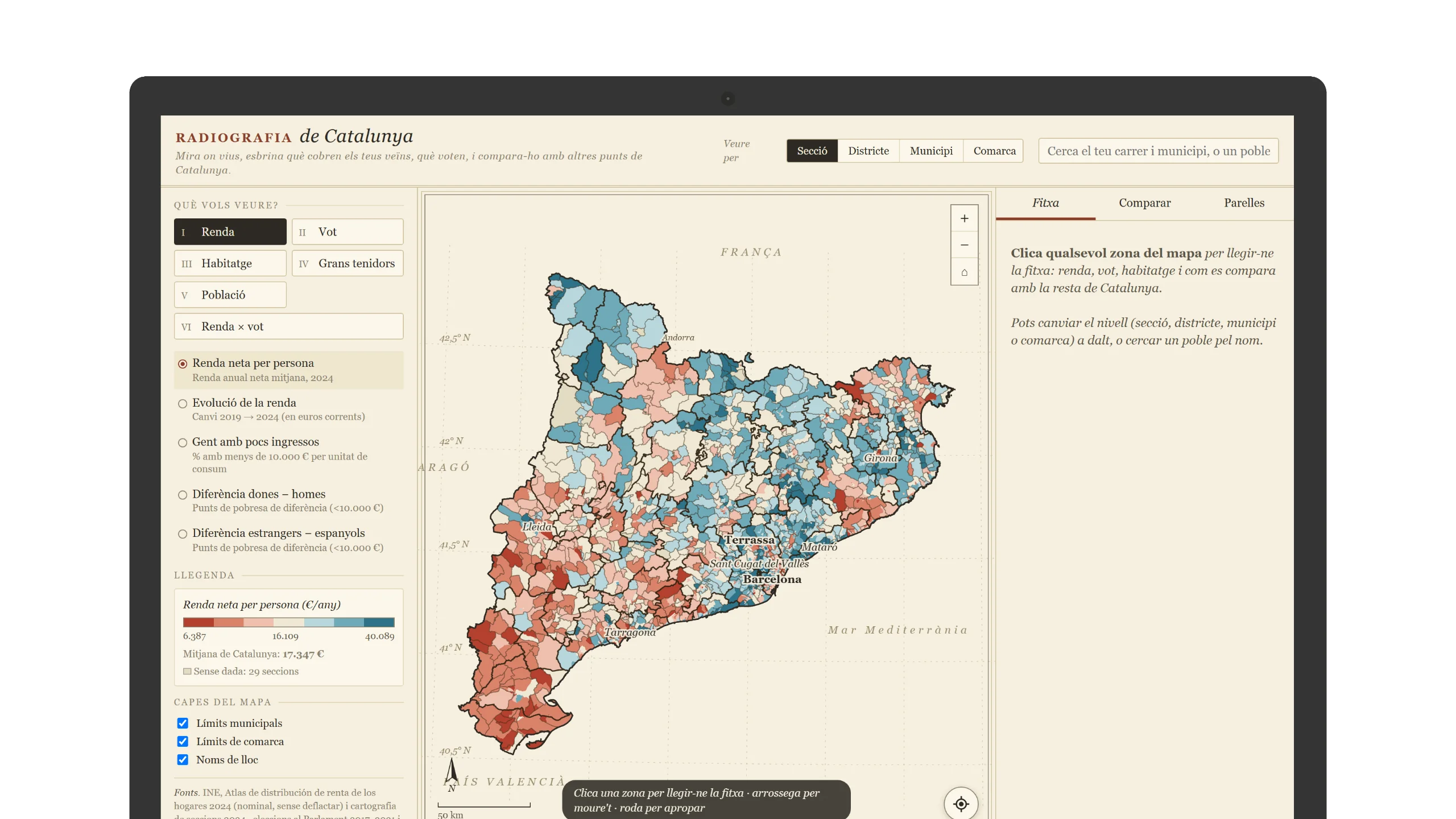Radiografia de Catalunya — portàtil
